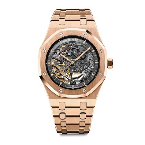 fake audemars piguet royal oak skeleton rose gold|audemars piguet skeleton price.